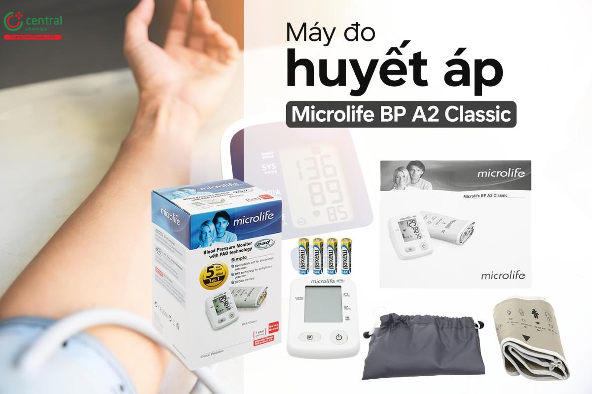 Máy đo huyết áp bắp tay Microlife BP A2 Classic