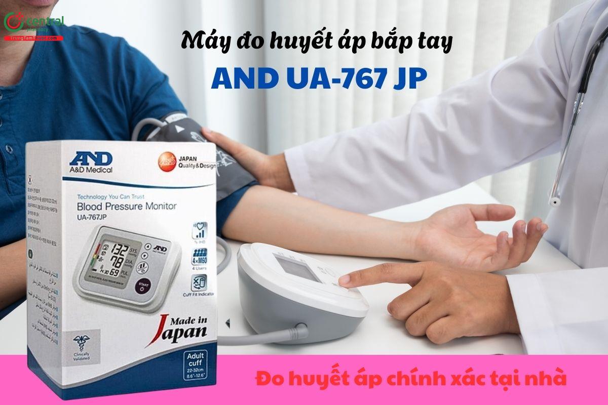 Máy đo huyết áp bắp tay AND UA-767 JP: Đo huyết áp chính xác tại nhà