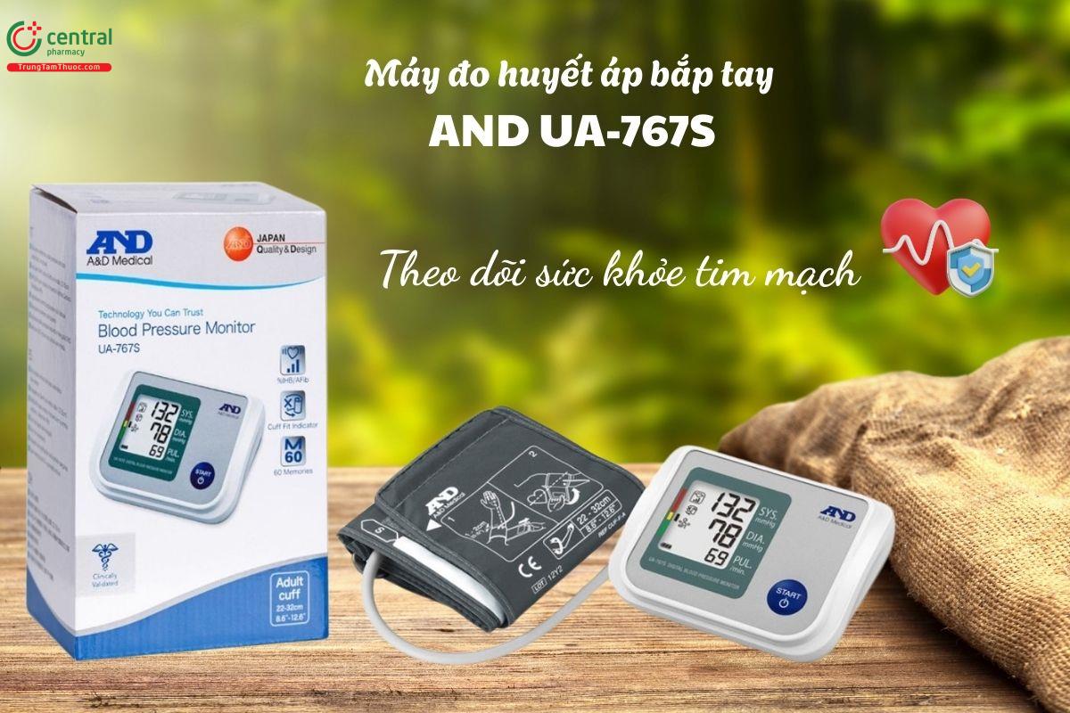 Máy đo huyết áp bắp tay AND UA-767S giúp theo dõi sức khỏe tim mạch