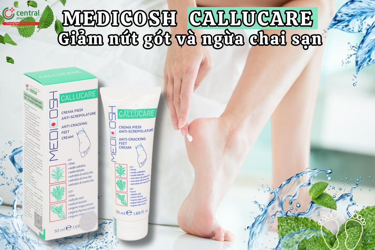 Kem Medicosh Callucare cấp ẩm giúp giảm nứt gót và chai sạn