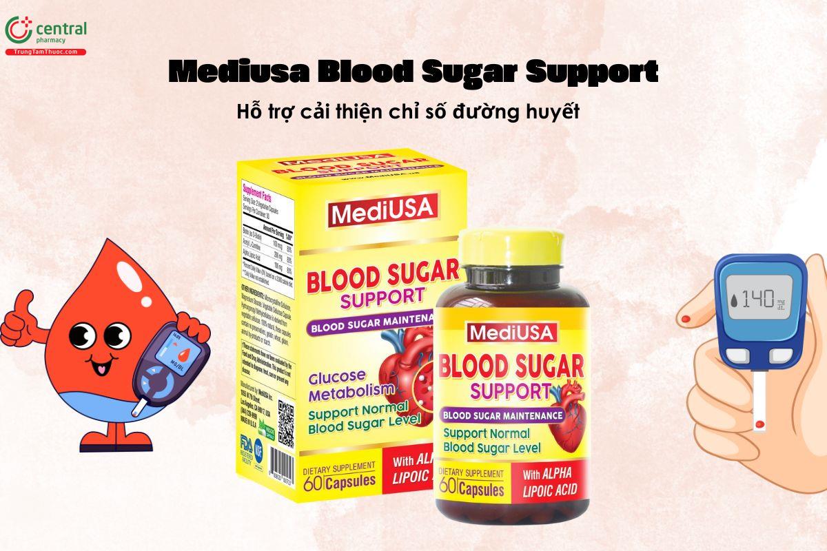 Mediusa Blood Sugar Support - Hỗ trợ cải thiện các chỉ số đường huyết