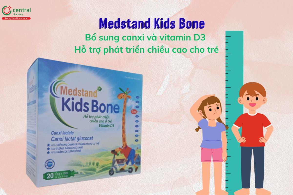 Medstand Kids Bone hỗ trợ tăng phát triển chiều cao ở trẻ