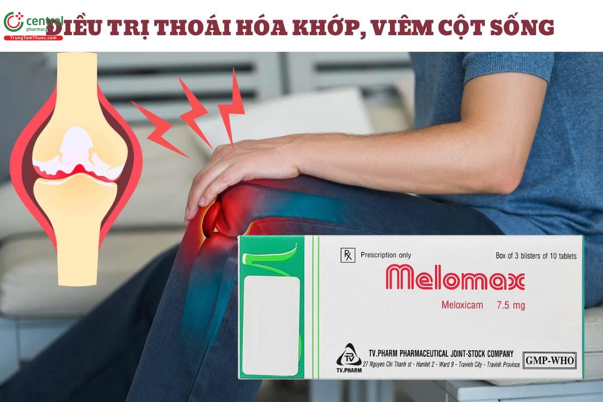 Chỉ định của Thuốc Melomax