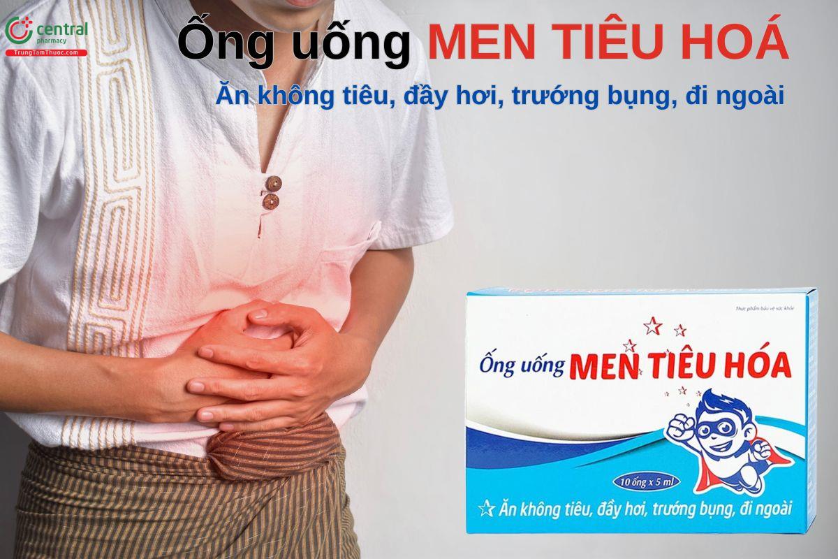 Ống Uống Men Tiêu Hoá Kingphar giảm đầy bụng, trướng bụng