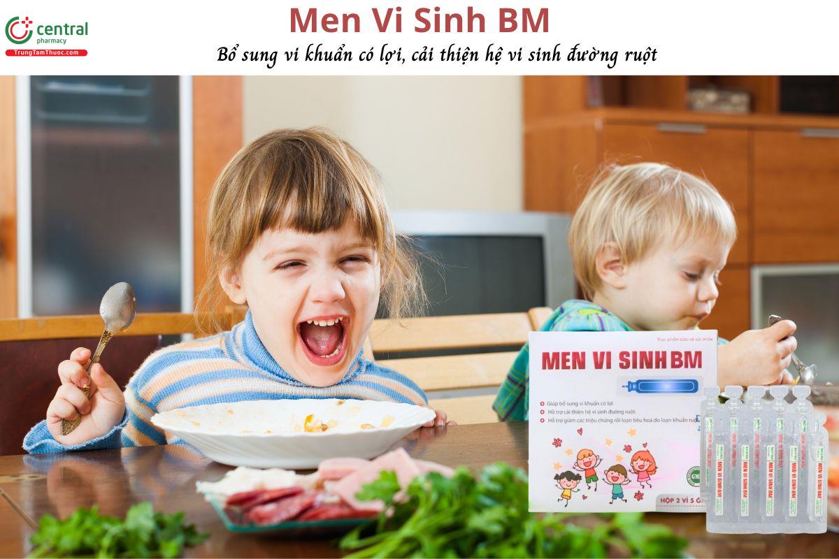 Men Vi Sinh BM - Bổ sung vi khuẩn có lợi, cải thiện hấp thu