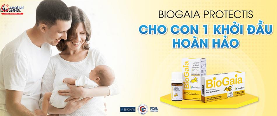 Men vi sinh BioGaia cho trẻ tiêu hóa khỏe mạnh
