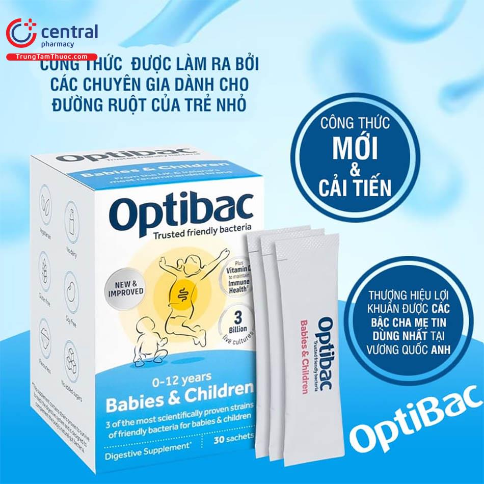 Optibac Probiotics Babies & Children - Men vi sinh cho trẻ khỏe mạnh hơn