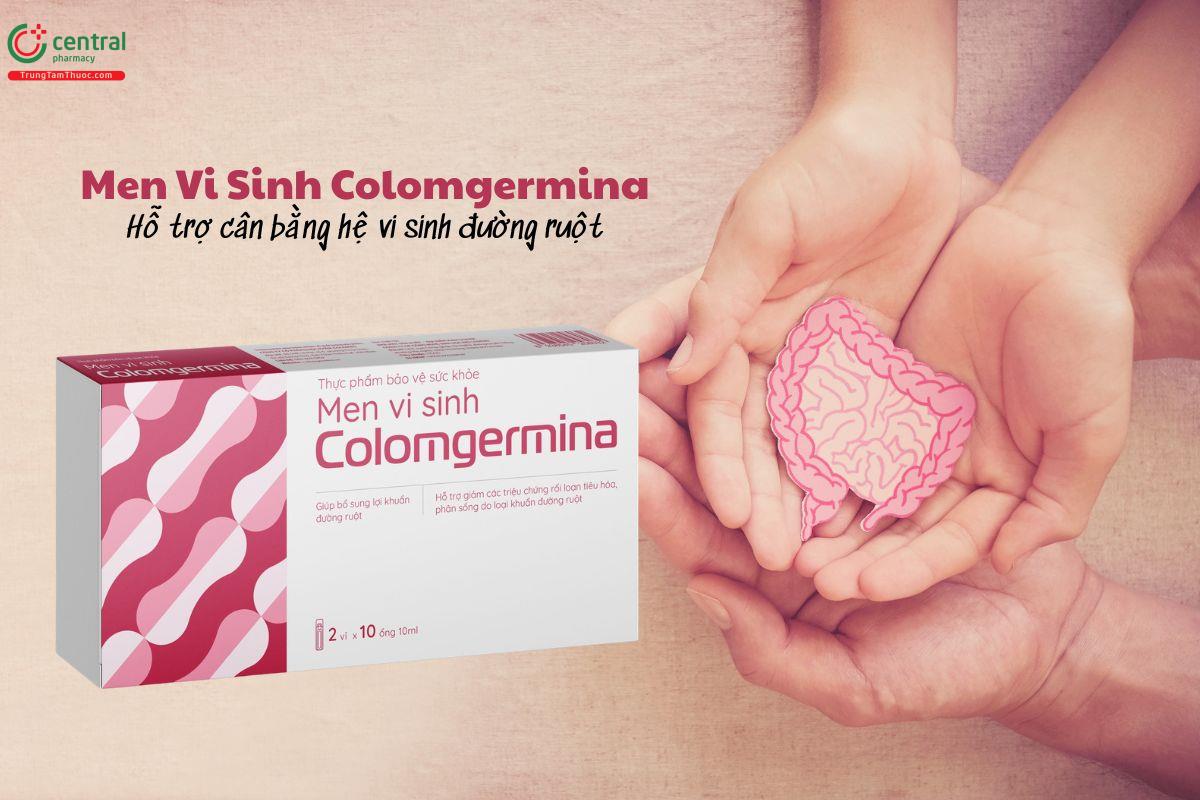 Men Vi Sinh Colomgermina hỗ trợ làm giảm triệu chứng rối loạn tiêu hóa