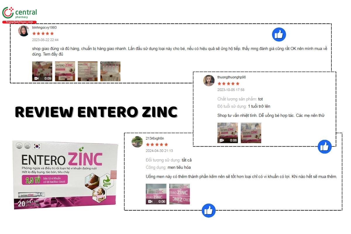 Sản phẩm Men vi sinh Entero ZinC dùng có tốt không?