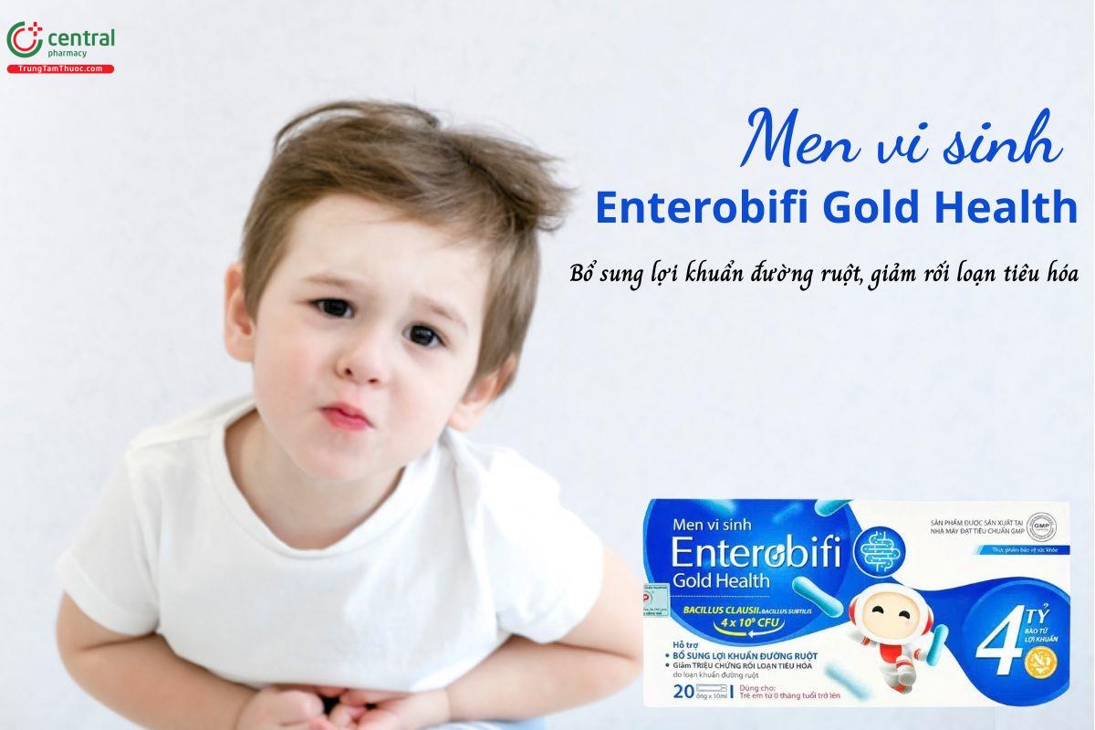 Men vi sinh Enterobifi Gold Health - Bổ sung lợi khuẩn, cải thiện rối loạn tiêu hóa