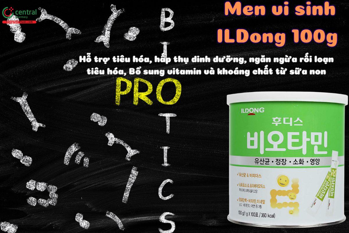 Men vi sinh ILDong 100g tăng cường sức khoẻ đường ruột, bổ sung lợi khuẩn