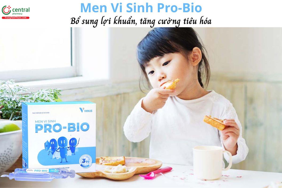 Men Vi Sinh Pro-Bio - Bổ sung lợi khuẩn, cân bằng hệ vi sinh đường ruột