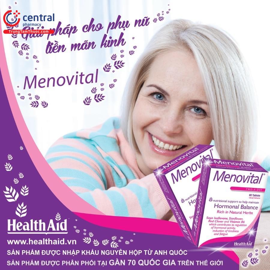 Hình 3: Viên uống nội tiết tố Menovital HealthAid