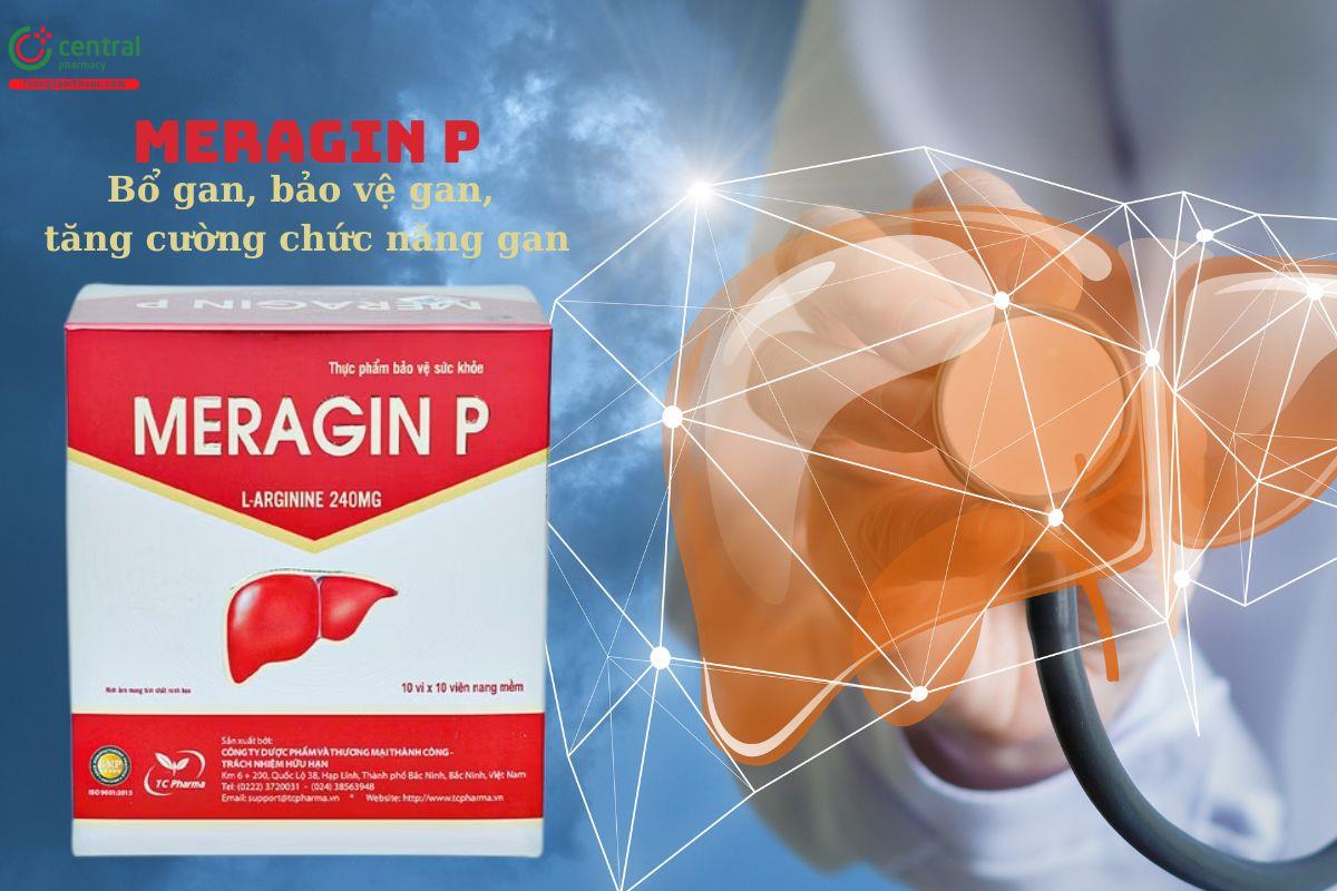 Meragin P - Bổ gan, bảo vệ gan, tăng chức năng gan