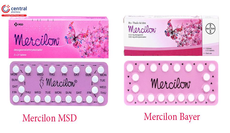 Mercilon Bayer và Mercilon MSD