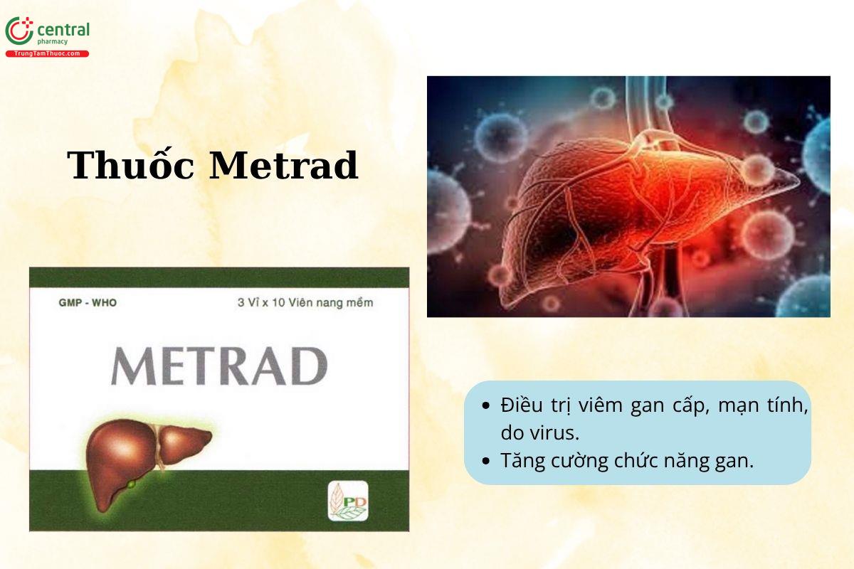 Chỉ định của thuốc Metrad