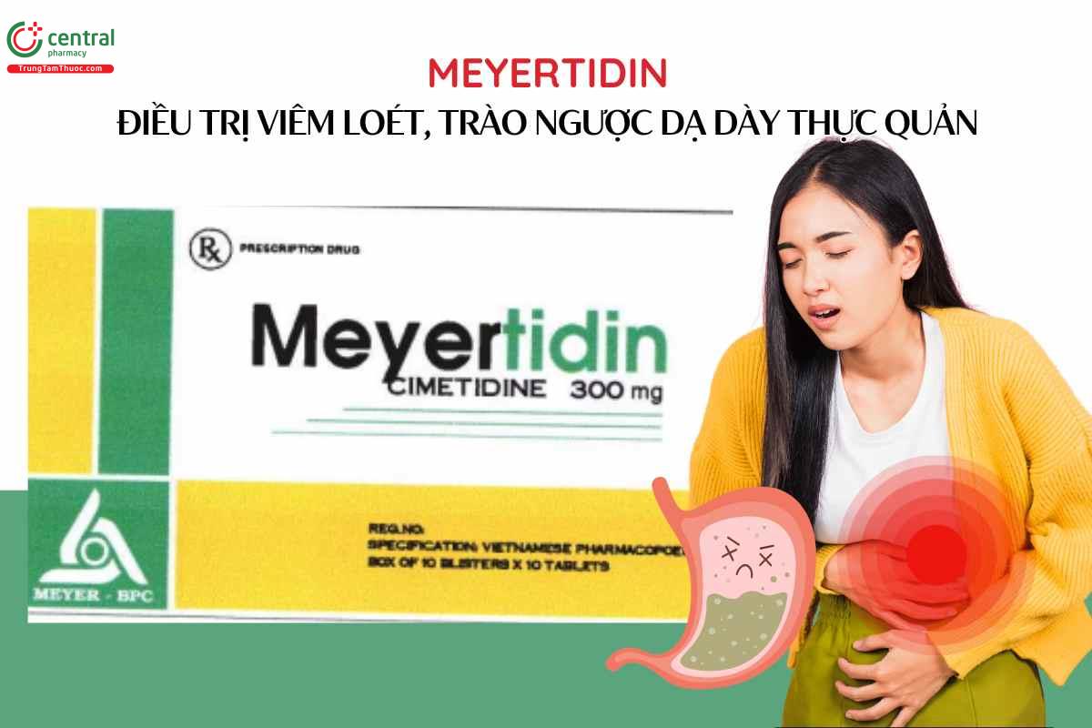 Chỉ định của Thuốc Meyertidin 300mg