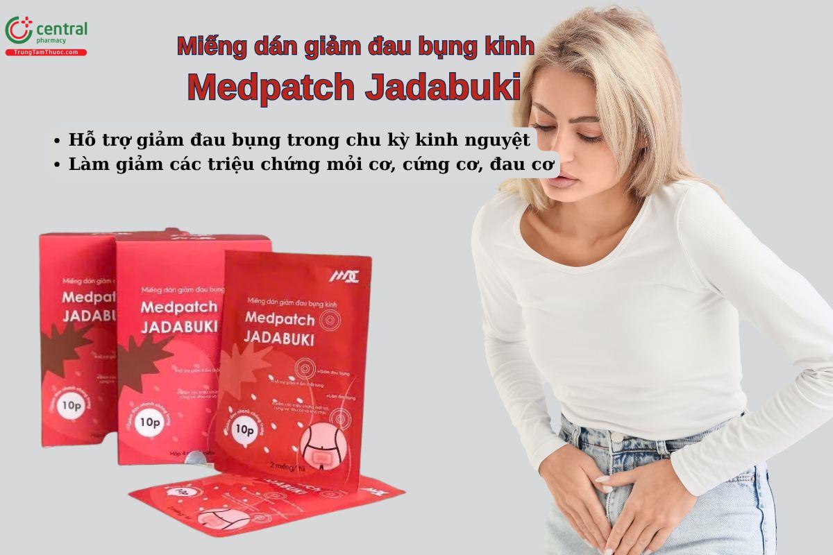 Medpatch Jadabuki - Miếng dán giúp chị em giảm đau khi tới ngày 