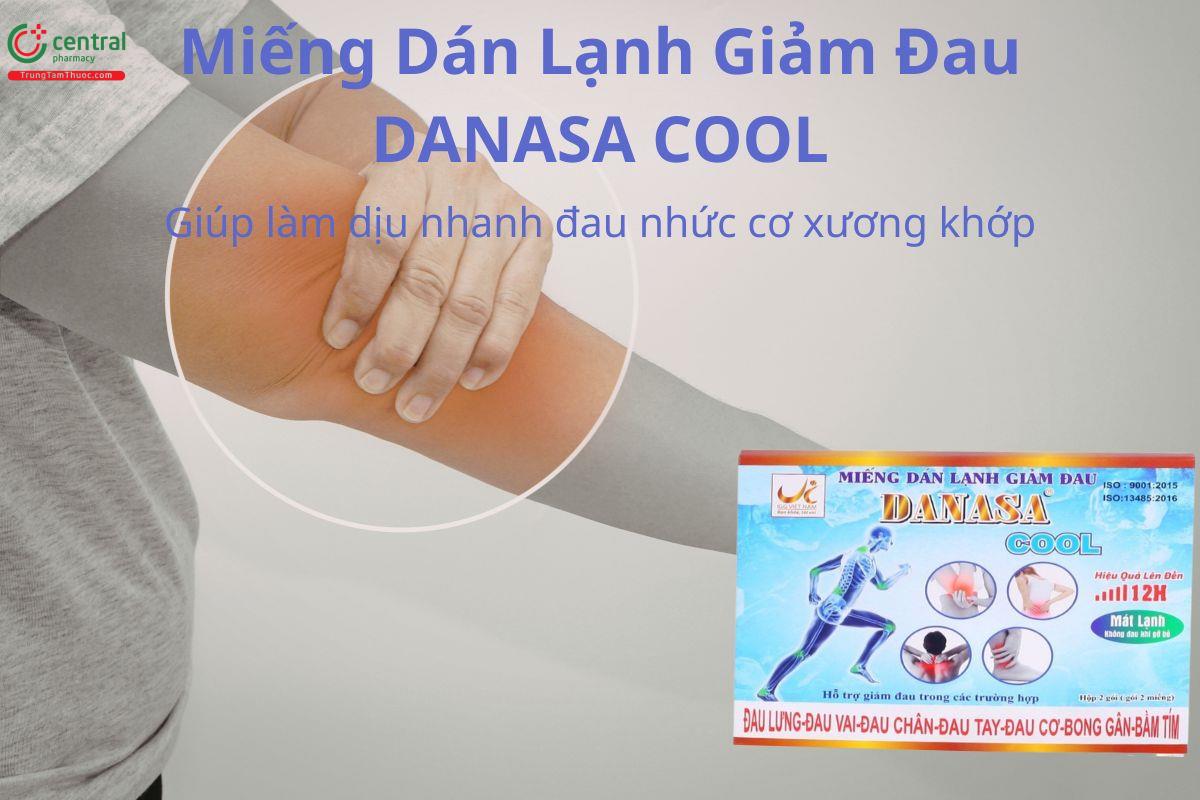 Miếng Dán Lạnh Giảm Đau DANASA COOL giúp làm dịu cơn đau xương khớp