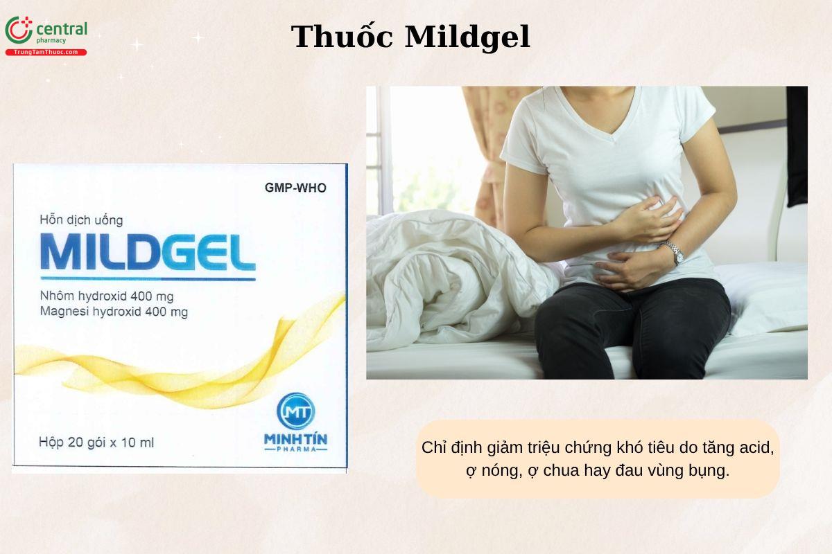Chỉ định của thuốc Mildgel