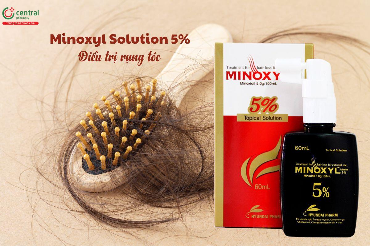 Thuốc Minoxyl Solution 5% điều trị rụng tóc cho người lớn