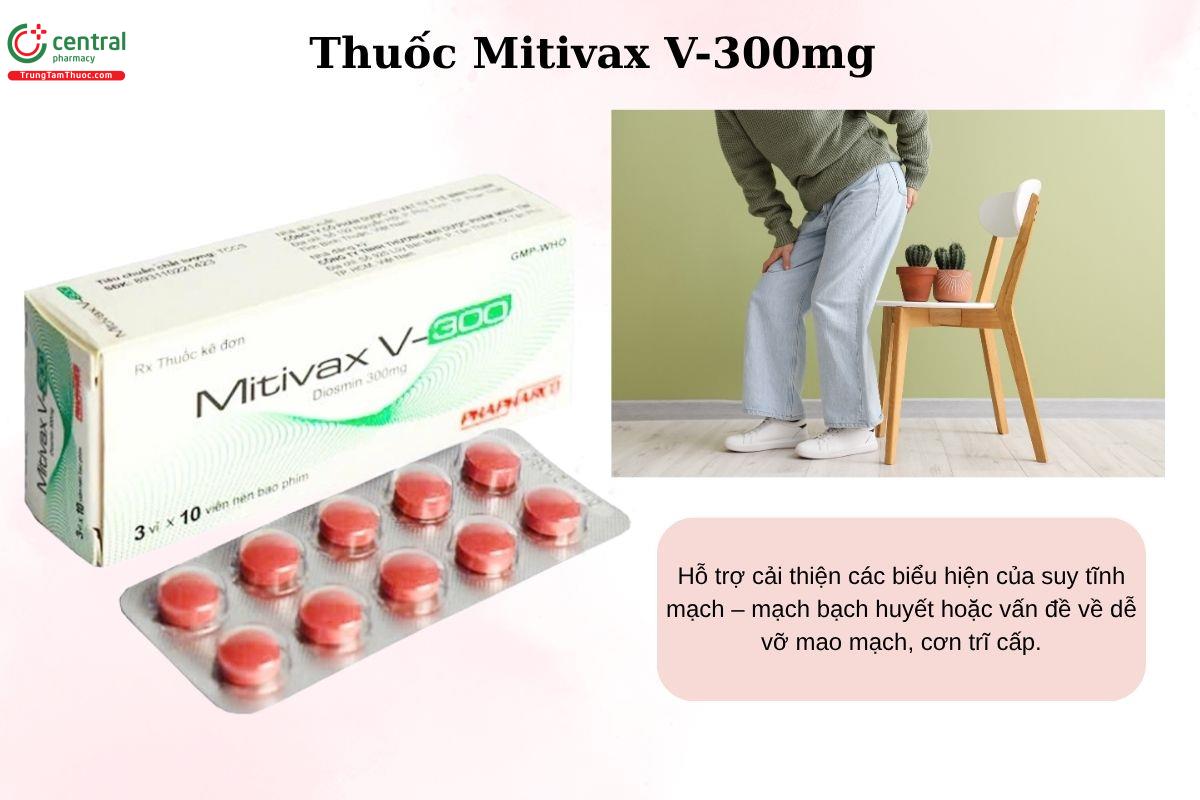 Chỉ định của thuốc Mitivax V-300mg