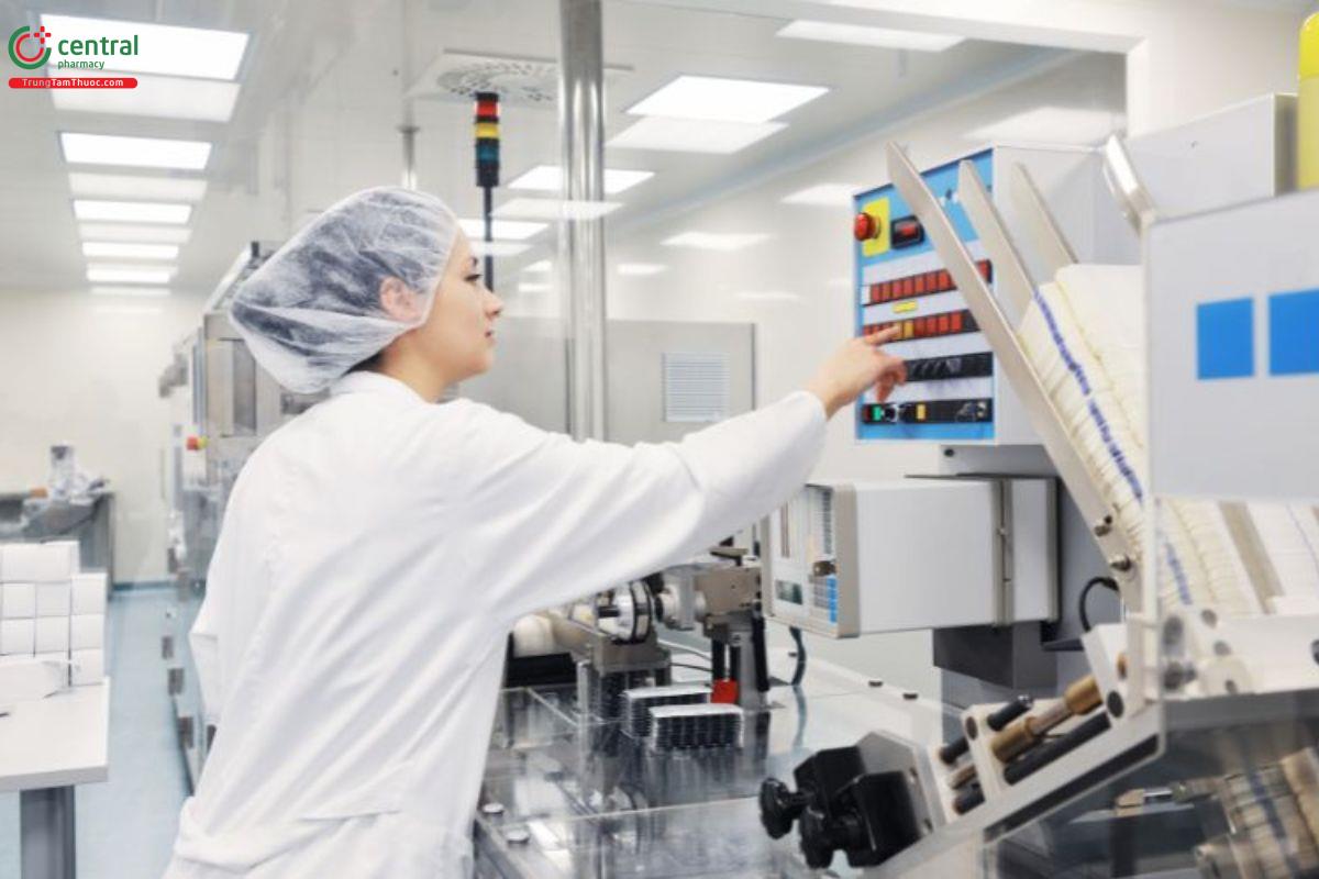 Hệ thống sản xuất hiện đại đạt chuẩn GMP