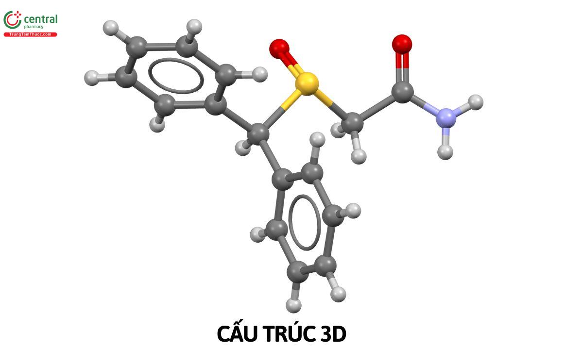 Cấu trúc 3D của Modafinil