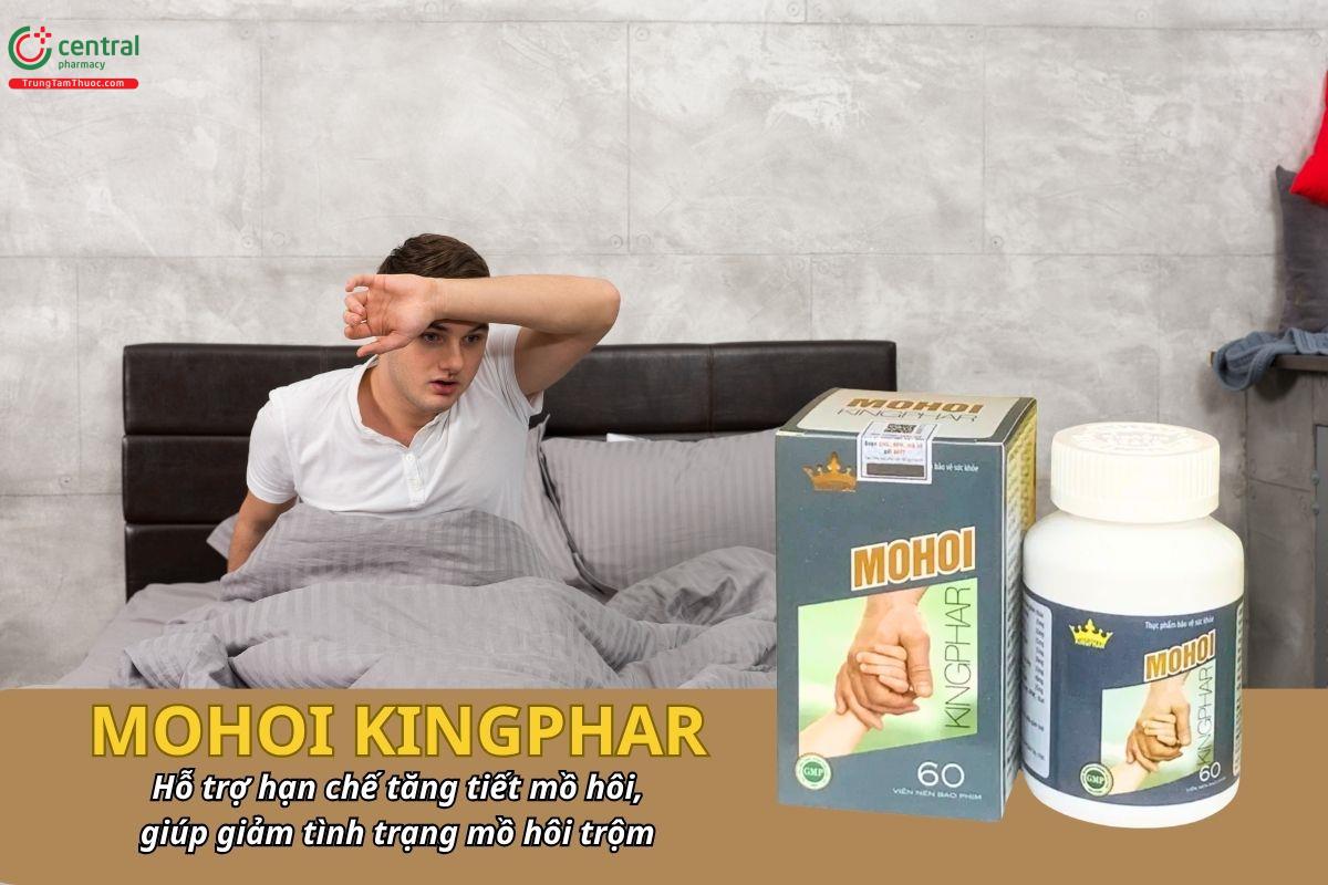Mohoi Kingphar hỗ trợ giảm tiết mồ hôi, cải thiện tình trạng mồ hôi trộm