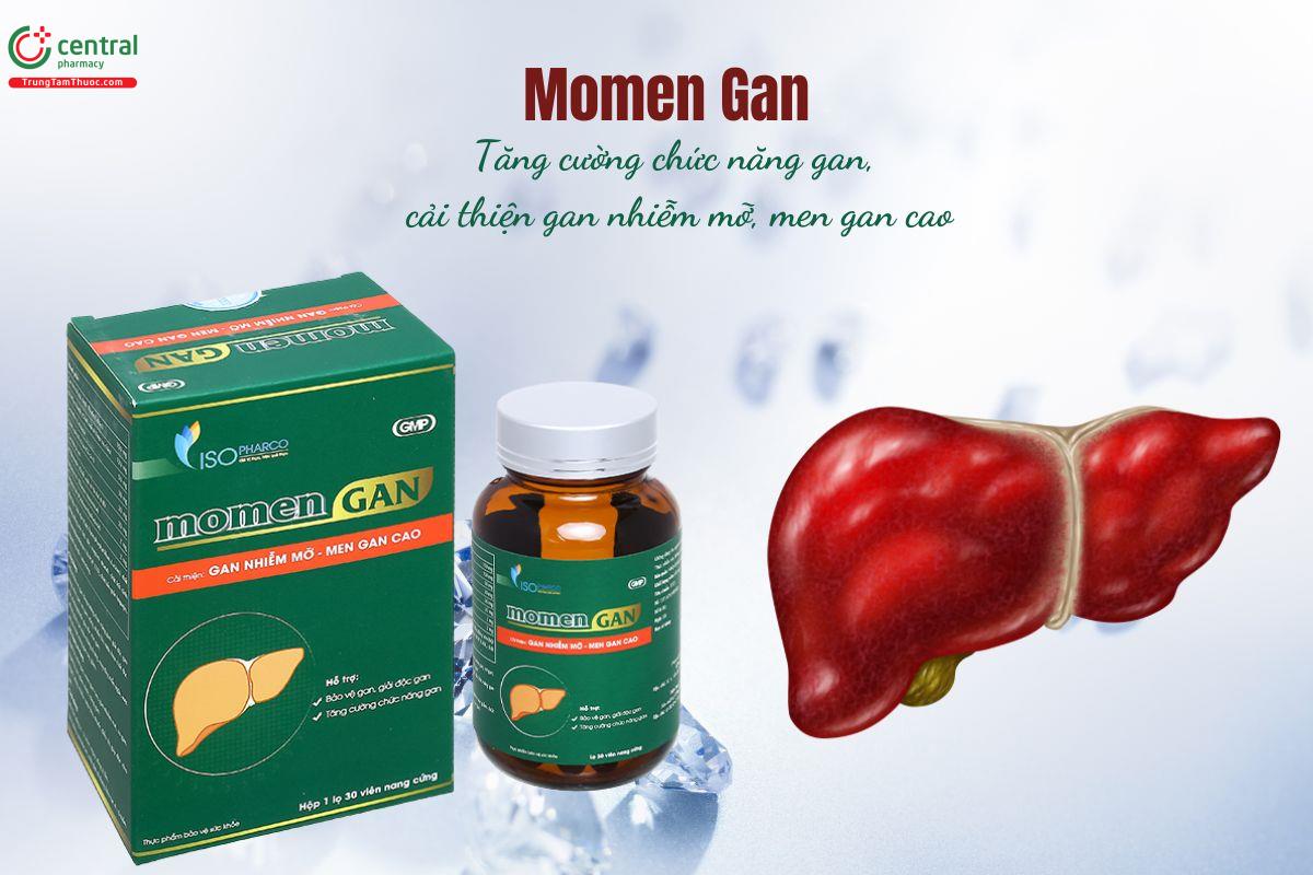 Momen Gan - Bảo vệ gan, cải thiện gan nhiễm mỡ, men gan cao