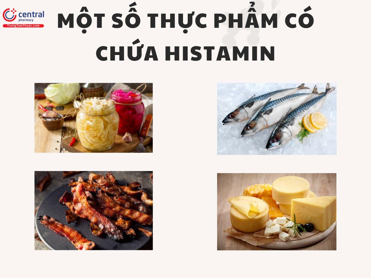 Một số thực phẩm có chứa histamin