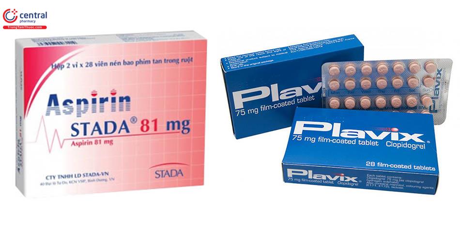 Một số thuốc chống kết tập tiểu cầu tiêu biểu
