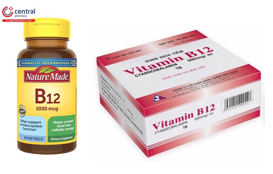 1 số thuốc bổ sung vitamin B12