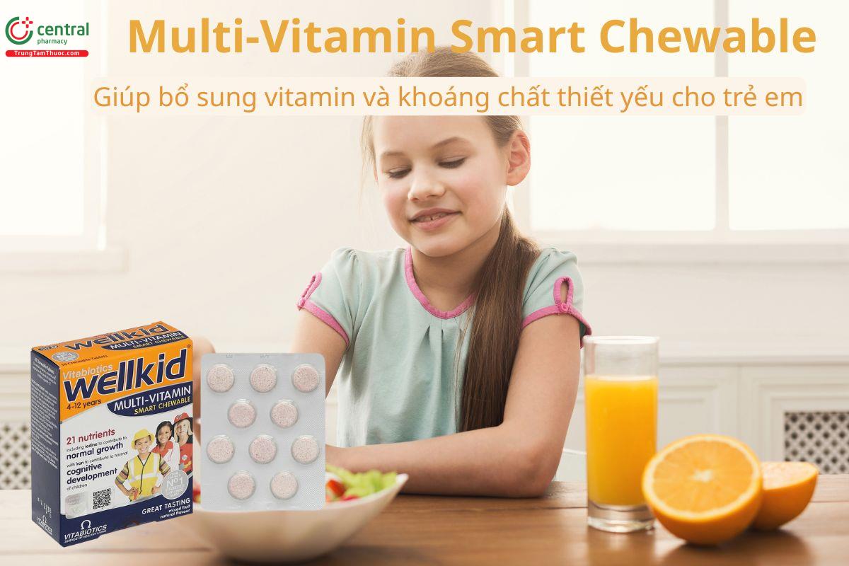 Multi-Vitamin Smart Chewable giúp bổ sung vitamin, khoáng chất