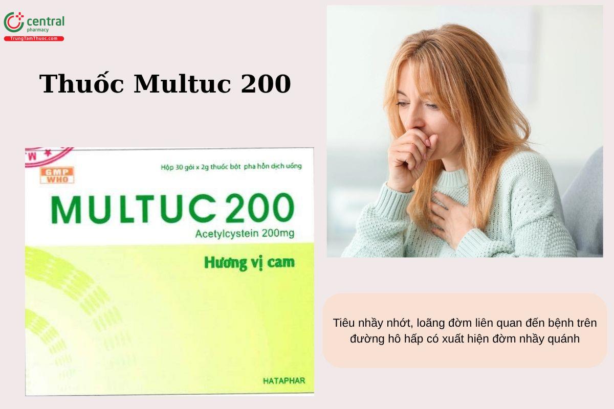 Chỉ định của thuốc Multuc 200