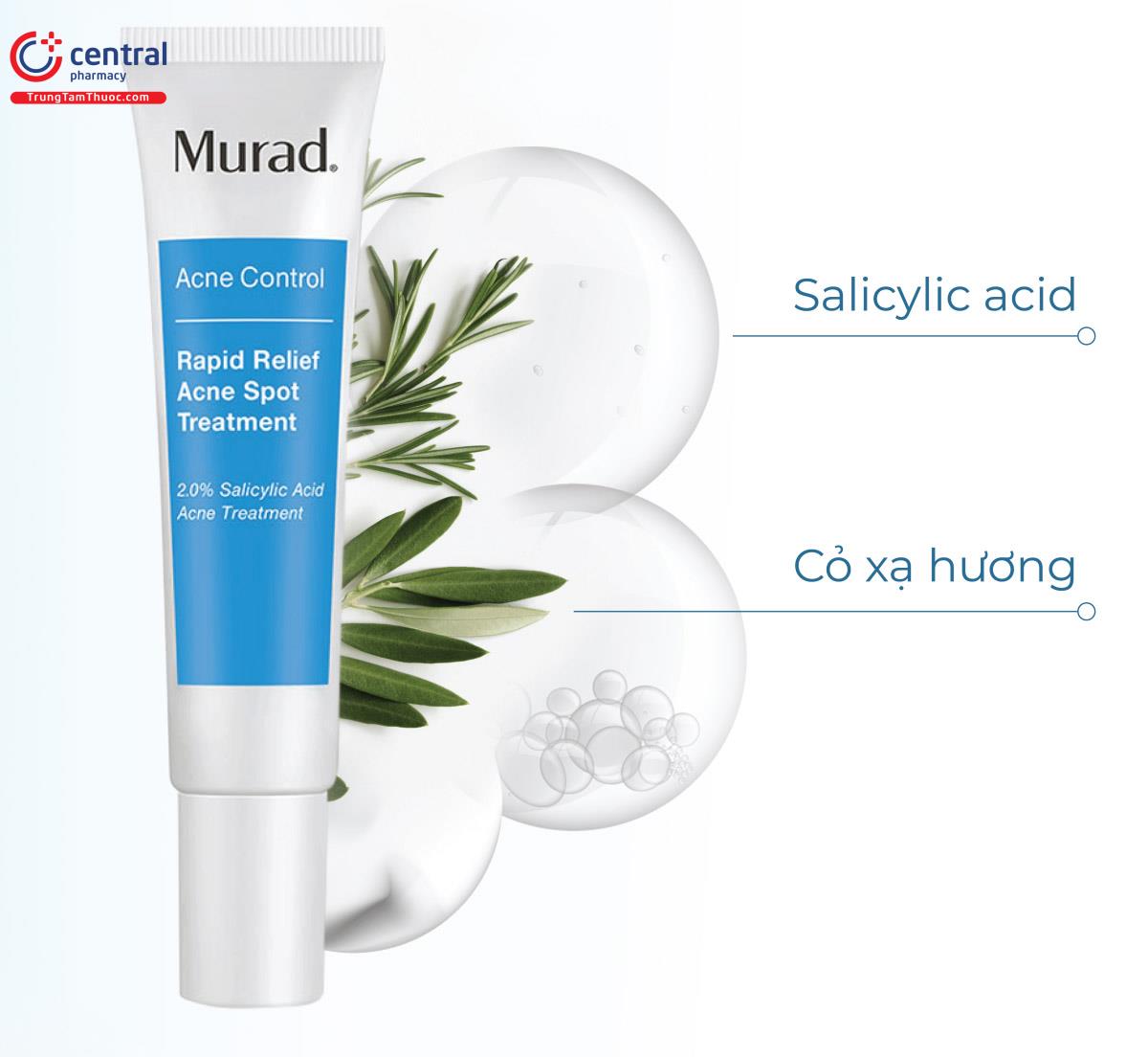 Murad Rapid Relief Acne Spot Treatment giúp giảm mụn trên da