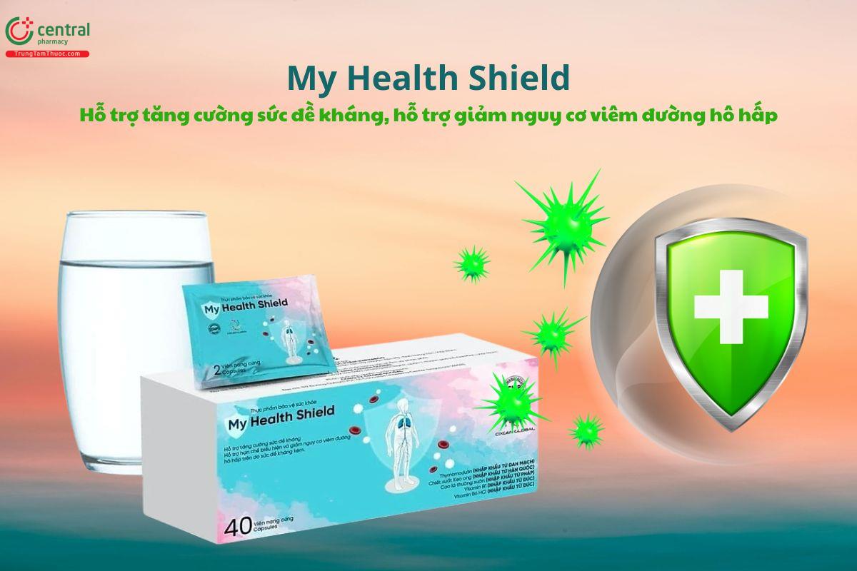 Thuốc My Health Shield hỗ trợ tăng cường hệ miễn dịch