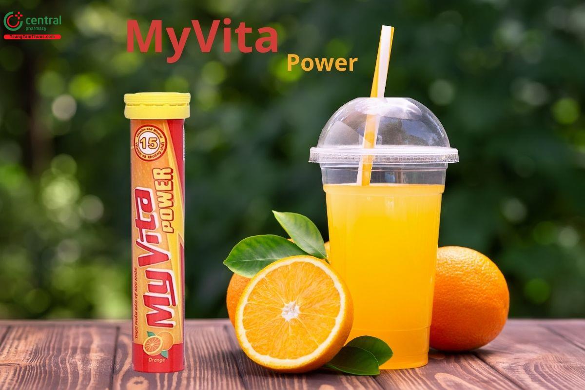 Viên sủi Myvita Power cung cấp Vitamin và khoáng chất