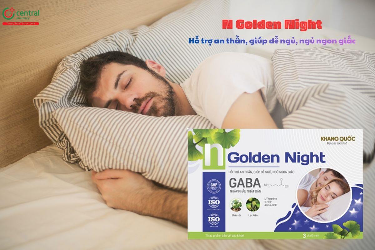 N Golden Night giúp an thần, dễ ngủ, cải thiện tình trạng mất ngủ
