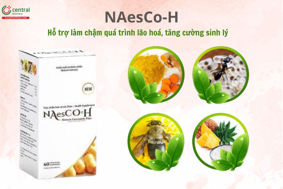 NAesCo-H giúp tăng cường sinh lý, làm chậm quá trình lão hóa