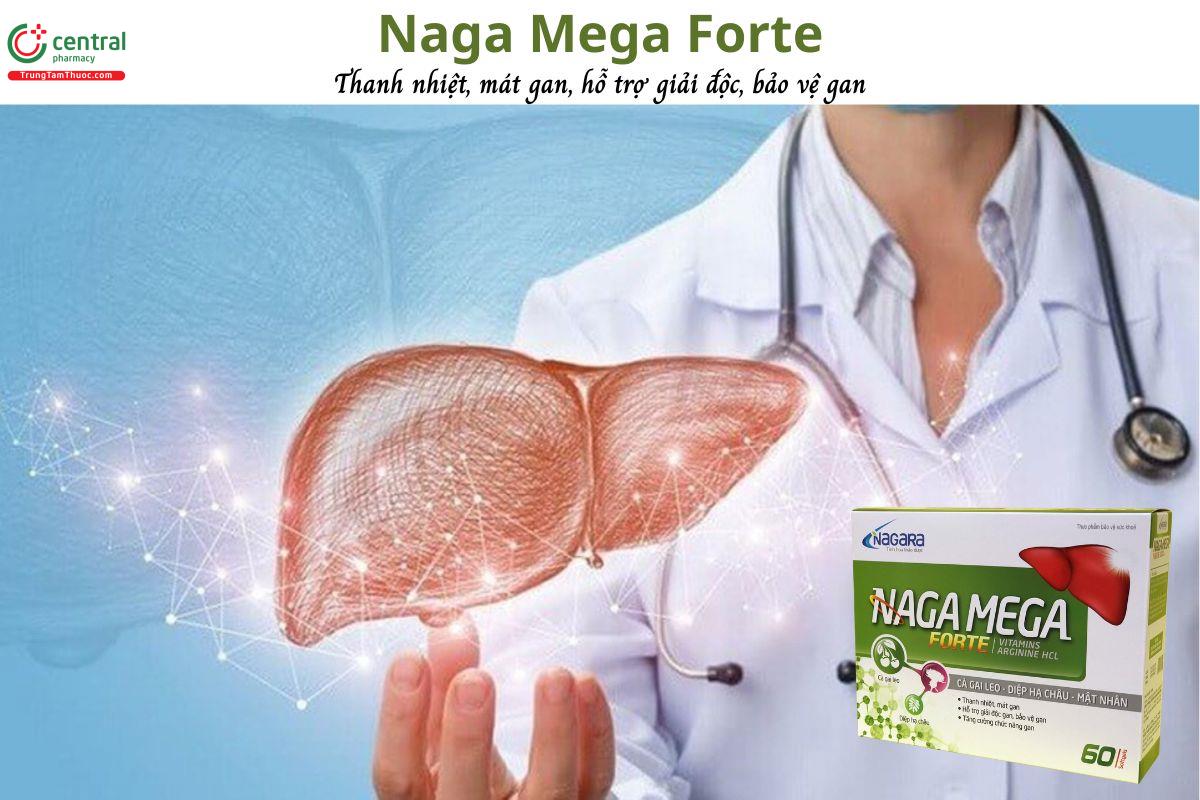 Naga Mega Forte - Hỗ trợ giải độc gan, bảo vệ gan