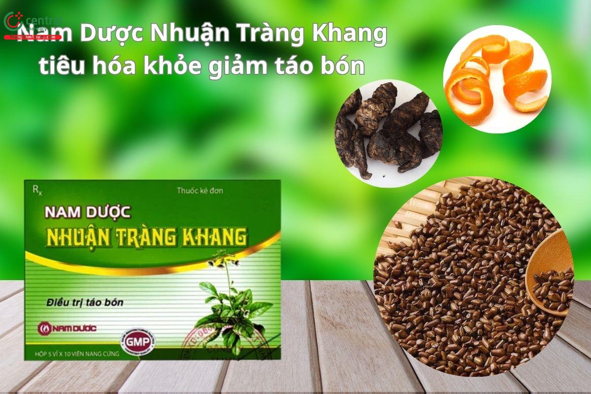Nam Dược Nhuận Tràng Khang điều trị táo bón