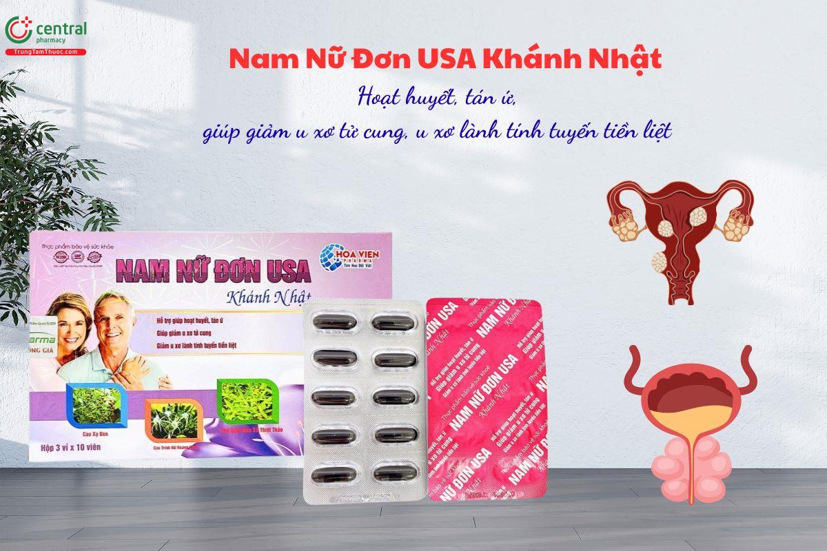 Nam Nữ Đơn USA Khánh Nhật - Giảm u xơ tử cung, tuyến tiền liệt