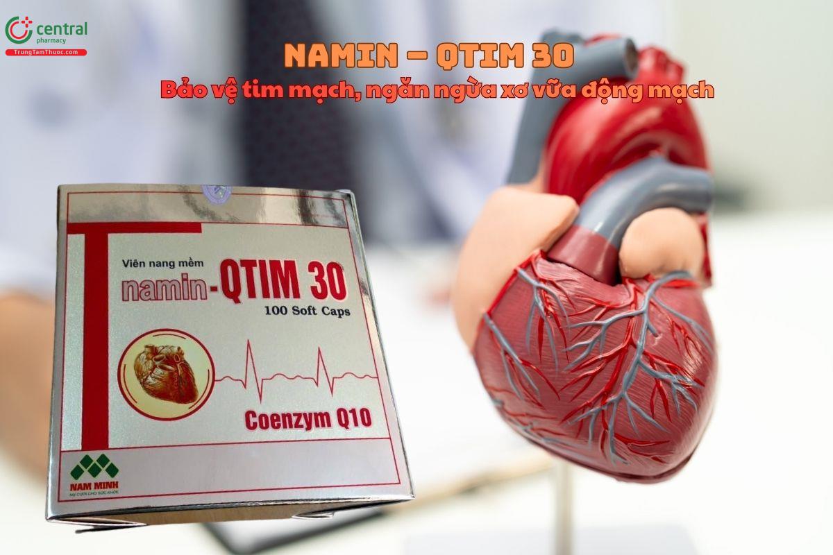 namin - QTIM 30 - Bảo vệ tim mạch, ngăn ngừa xơ vữa động mạch