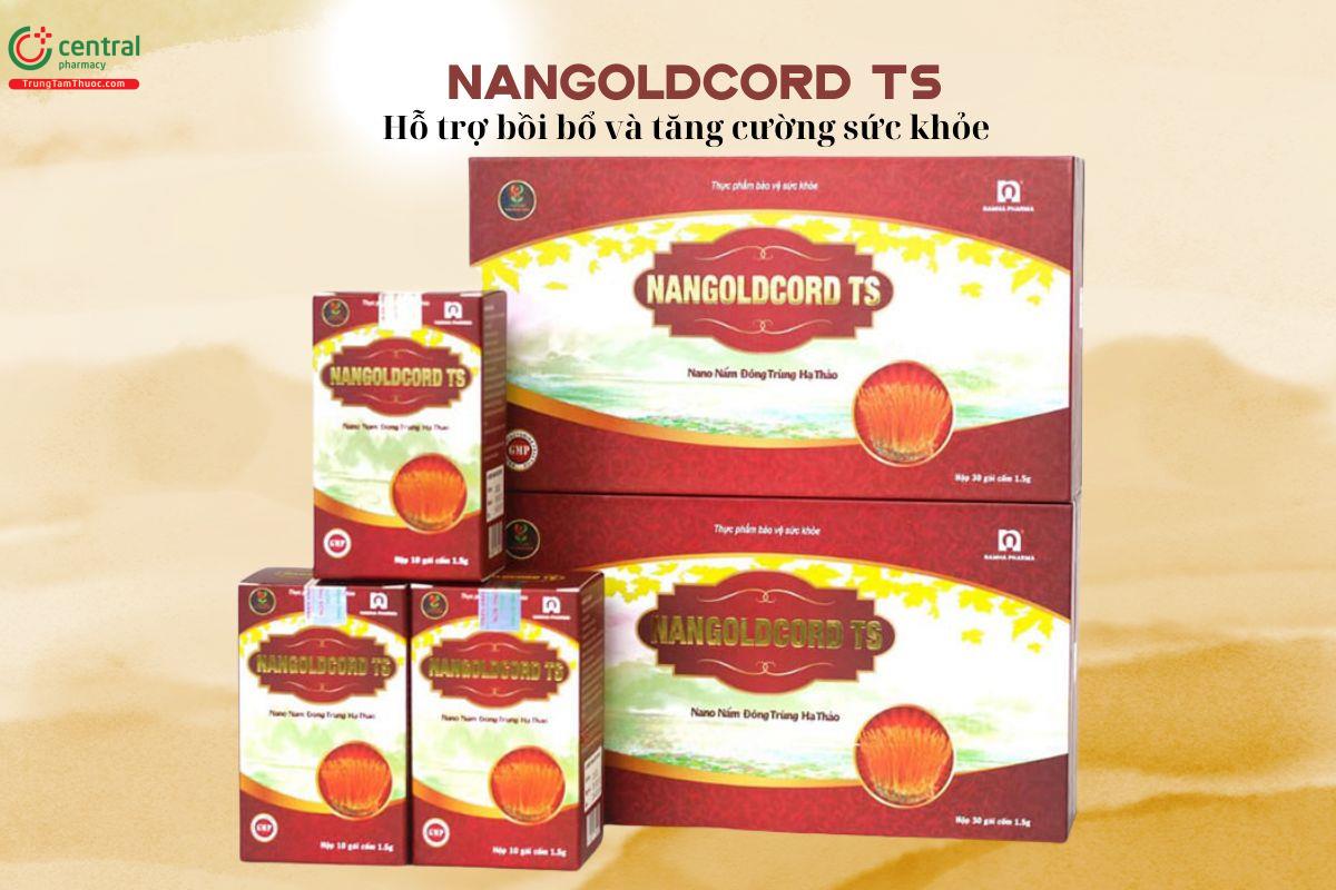 Nangoldcord TS - Hỗ trợ bồi bổ cơ thể, nâng cao sức khỏe