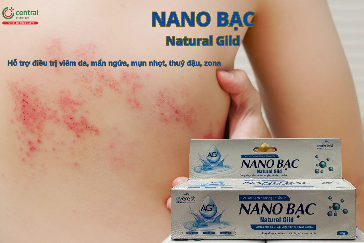 Nano Bạc Natural Gild dùng được cho trẻ em, phụ nữ cho con bú 