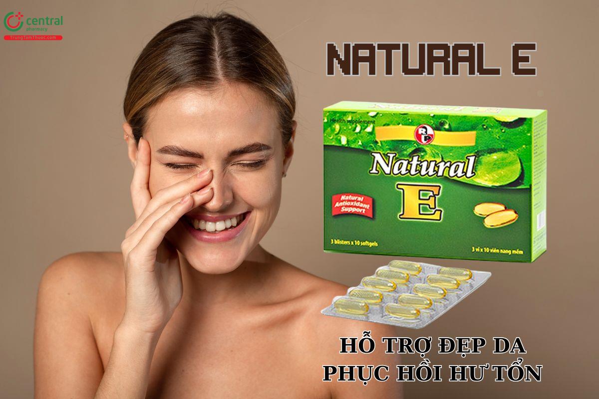 Viên uống Natural E Robinson hỗ trợ làm đẹp da, phục hồi hư tổn