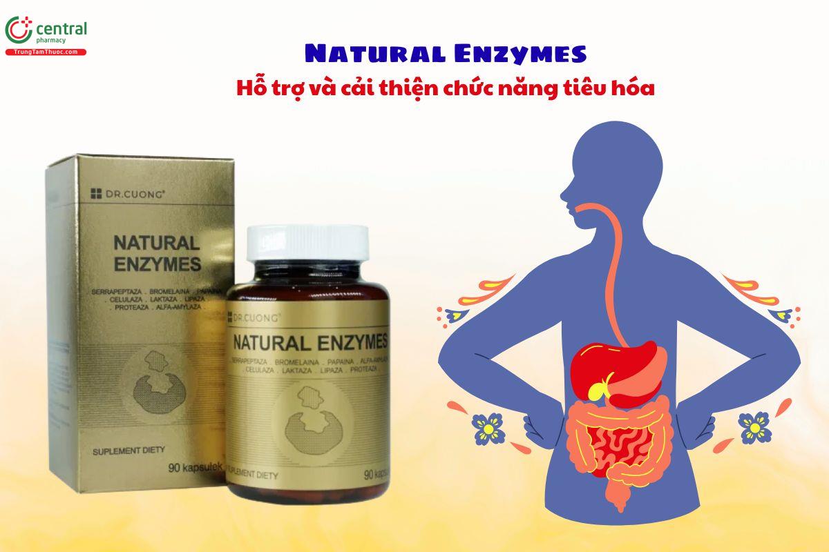 Natural Enzymes bổ sung enzym tiêu hóa, giúp hỗ trợ tiêu hóa