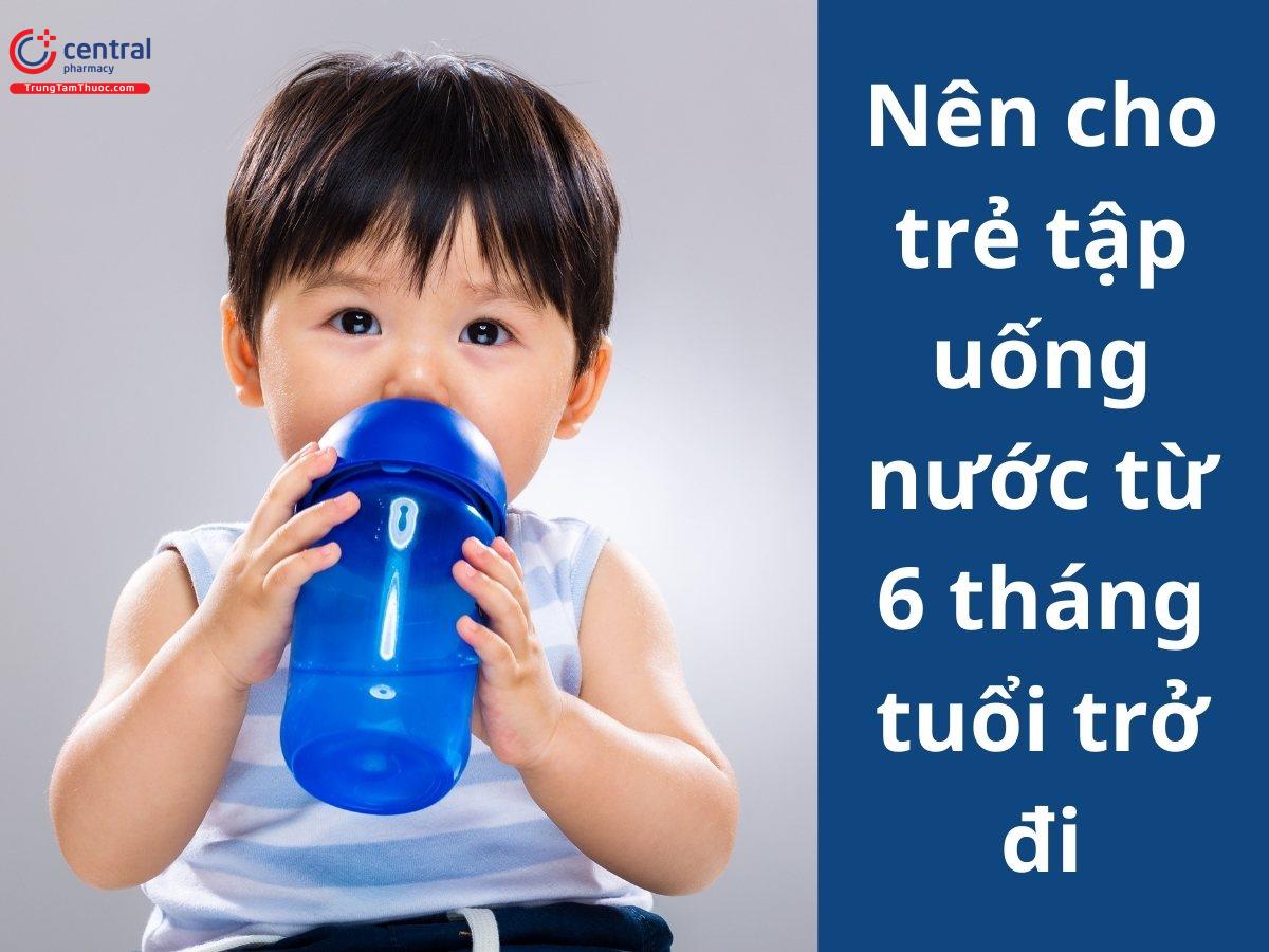 Nên cho bé tập uống nước khi nào?