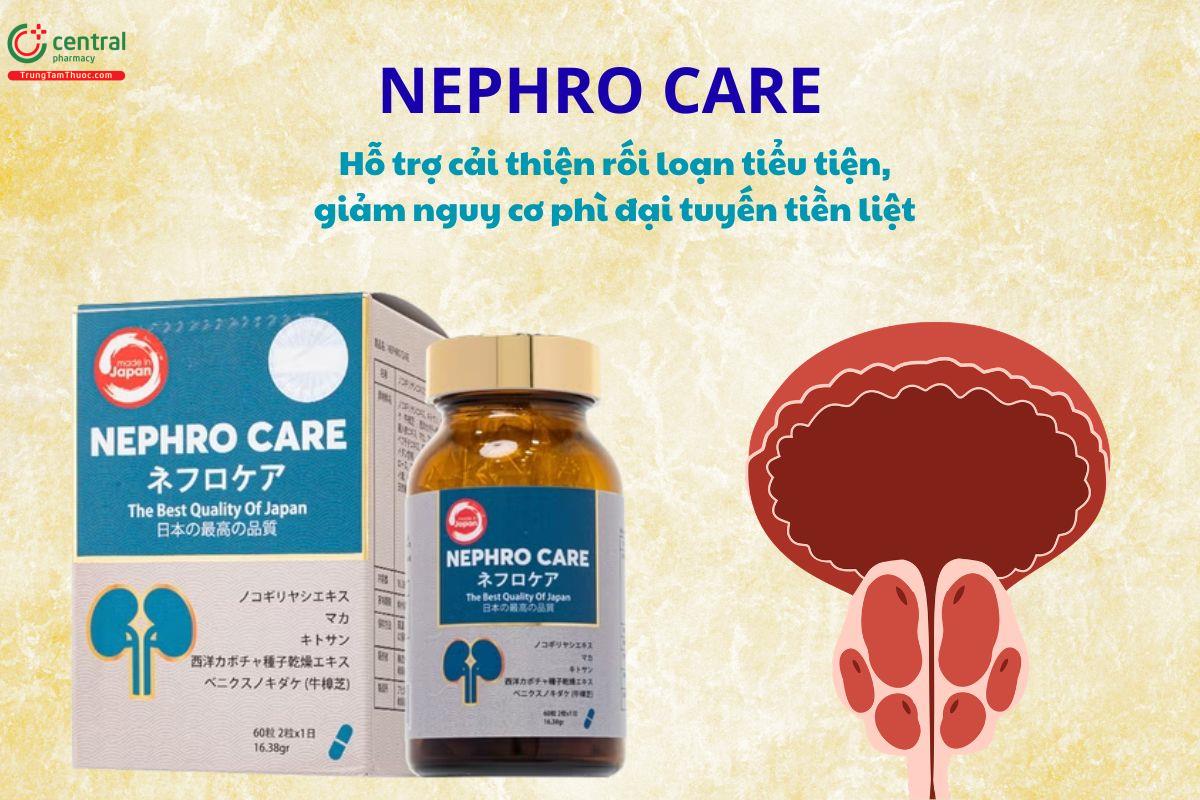 Nephro Care hỗ trợ làm giảm nguy cơ phì đại tuyến tiền liệt